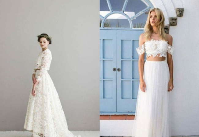 Τα καλύτερα Crop Top νυφικά!