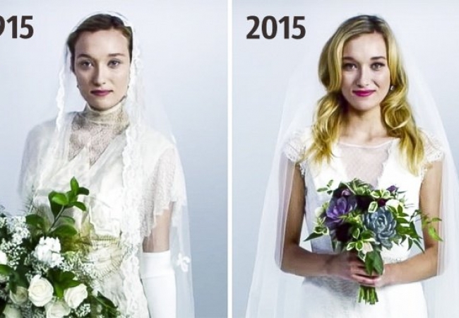 Νυφικά: Η μόδα 100 χρόνων, μέσα σε 3 λεπτά!